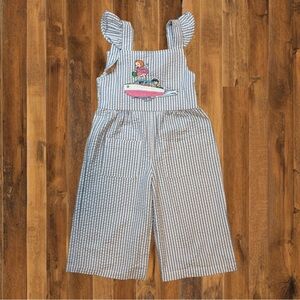 Studio Ghibli Ponyo Ruffle Strap Jumpsuit – 4T